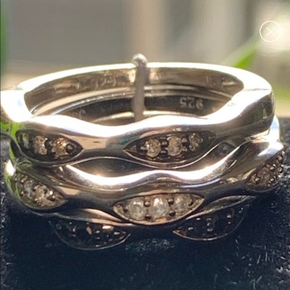 SAVVY CIE JEWELS STERLING SILVER + DIAMOND…